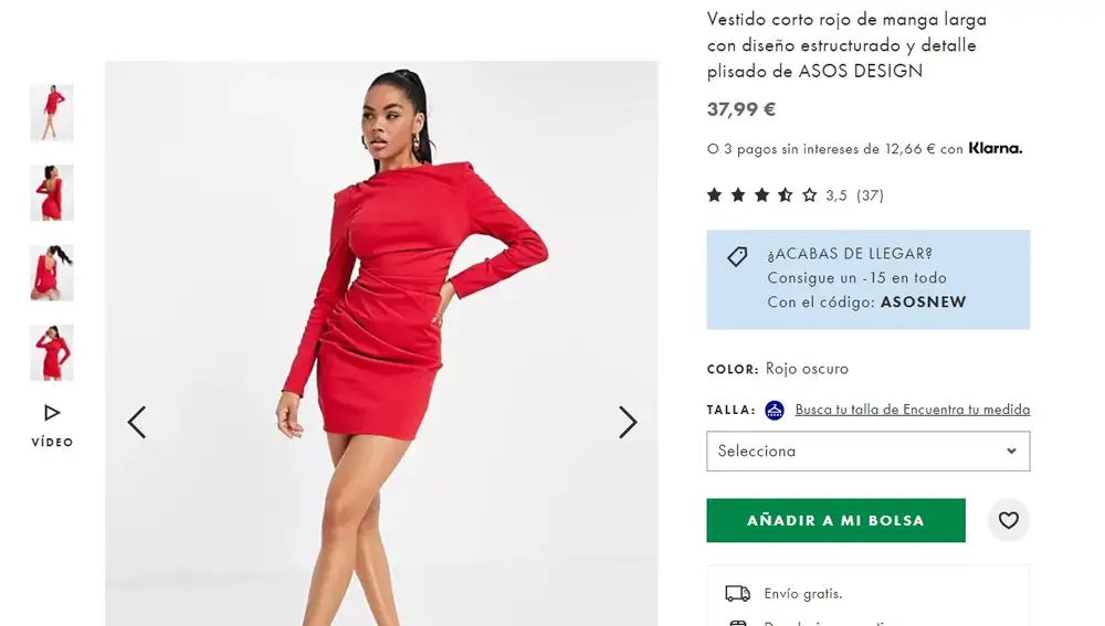 Vestido rojo