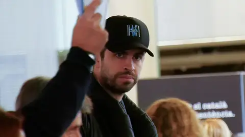 Piqué, a su llegada a los juzgados Piqué, a su llegada a los juzgados