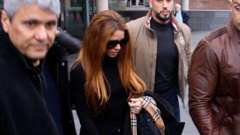 Shakira llega al juzgado