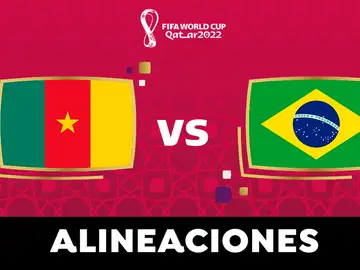 Alineación de Brasil ante Camerún en el partido del Grupo G del Mundial de Qatar Alineación de Brasil ante Camerún en el partido del Grupo G del Mundial de Qatar