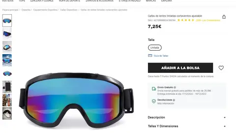 Gafas esquí Gafas esquí