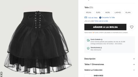 Minifalda de tul