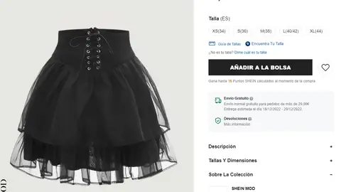 Minifalda de tul Minifalda de tul