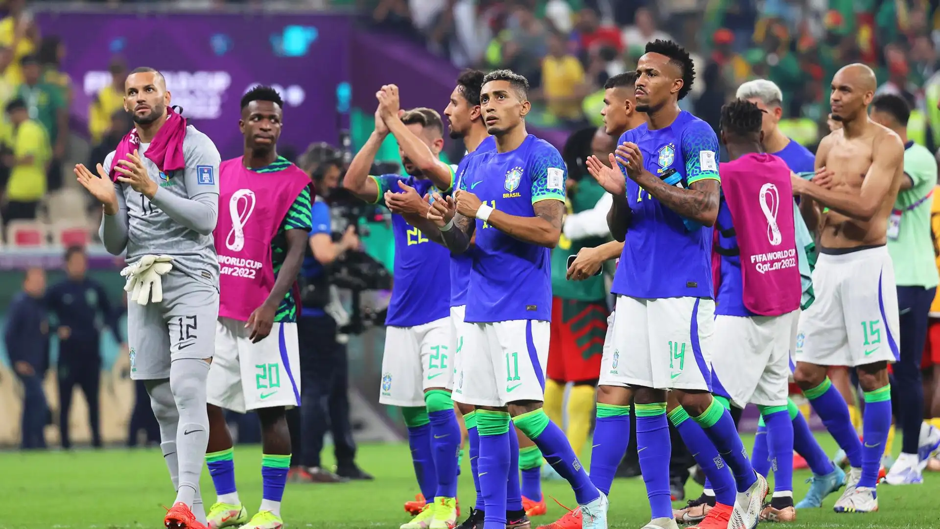Brasil después de la derrota hoy frente a Camerún Brasil después de la derrota hoy frente a Camerún
