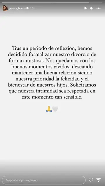 Captura Instagram Jessica Bueno Captura Instagram Jessica Bueno