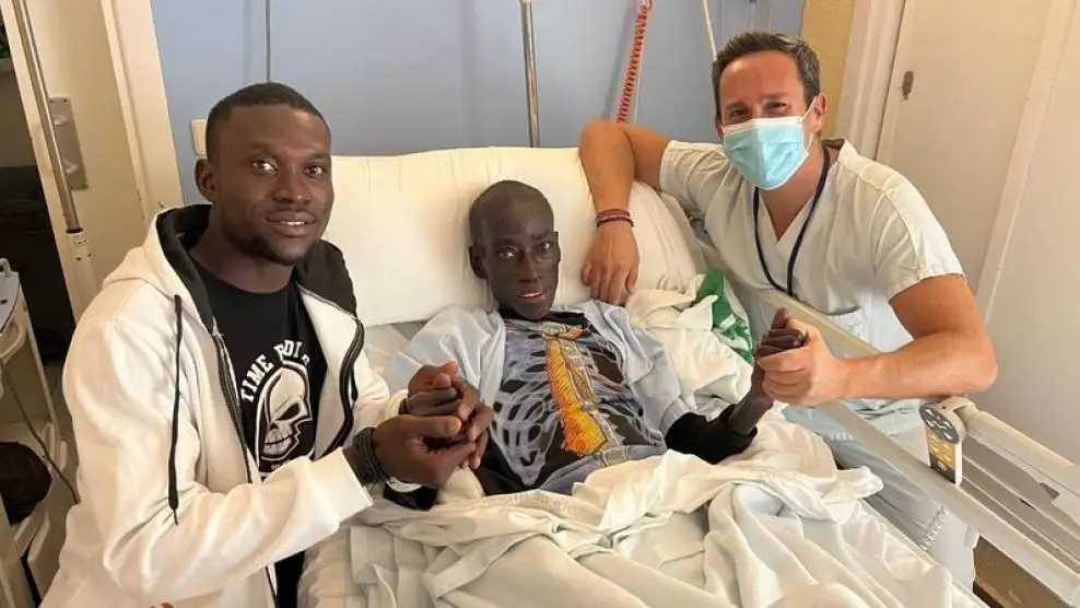 Ablaye Mboup, el senegal&eacute;s ingresado en el Hospital Costa del Sol de Marbella