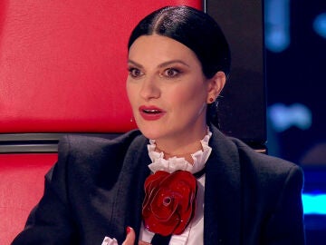 Laura Pausini, incrédula al descubrir la curiosa conexión que le une con su talent Fran Flores 