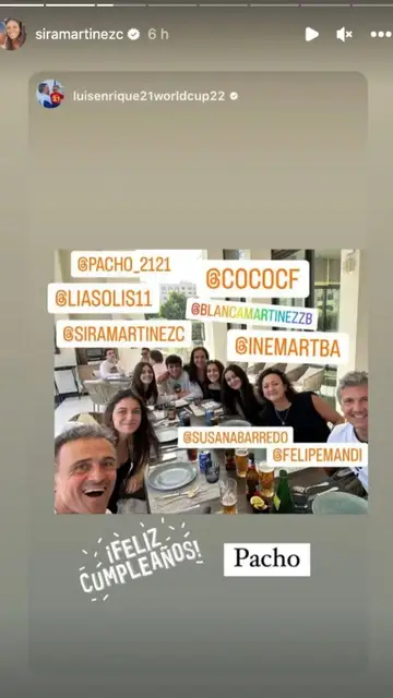 Captura Instagram Luis Enrique Captura Instagram Luis Enrique