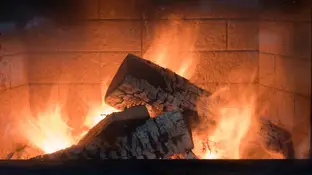 Imagen de una chimenea Imagen de una chimenea