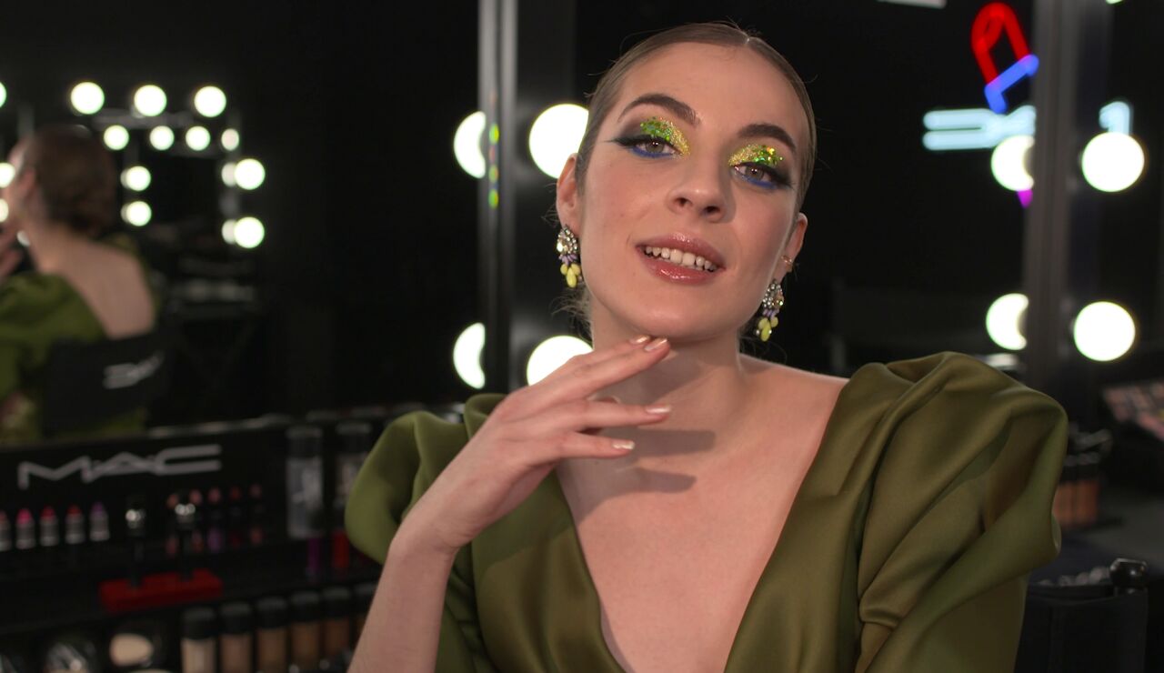 El deslumbrante make-up de Teresa en 'La Voz'
