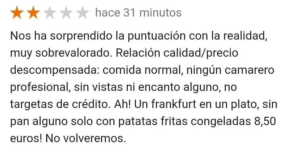 A reseñas dolientes, respuestas hirientes A reseñas dolientes, respuestas hirientes