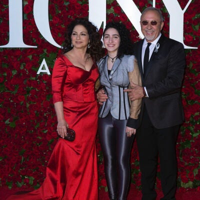 Gloria y Emilio Estefan con su hija Emily