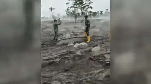 Volcán Indonesia Volcán Indonesia