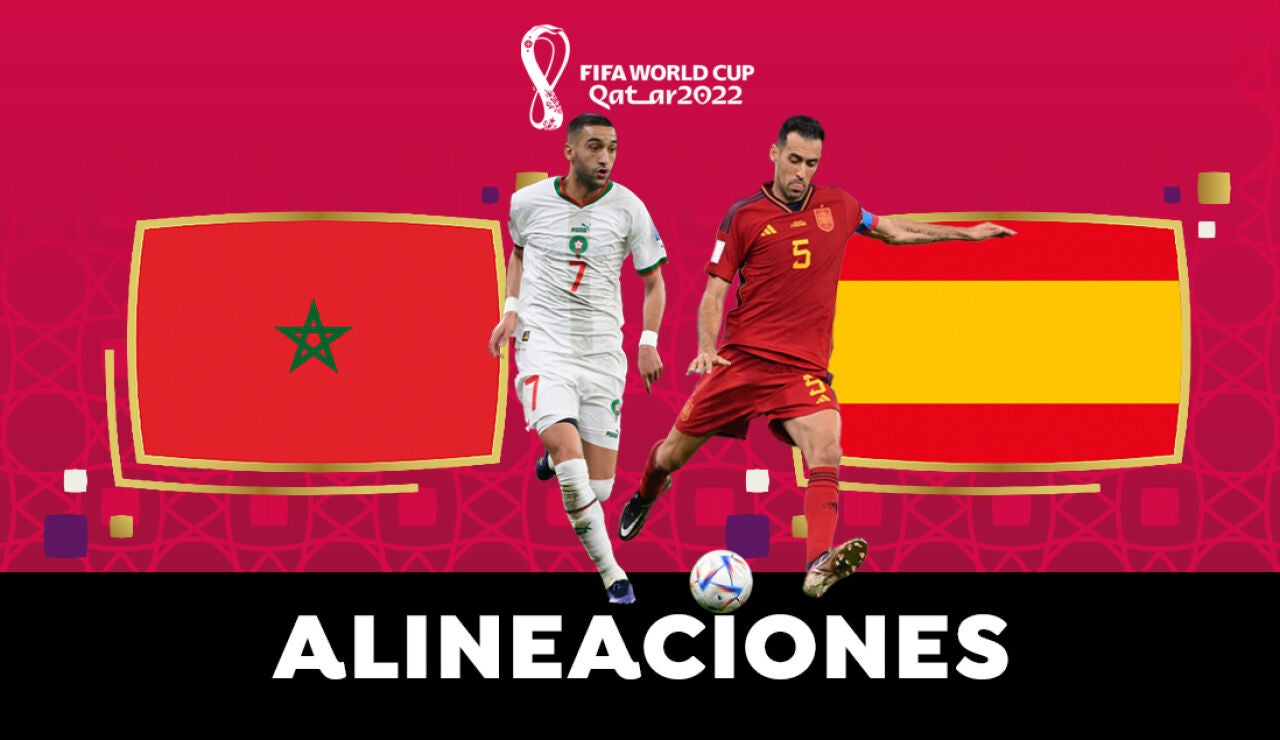 Alineación de España hoy contra Marruecos en el partido de octavos del Mundial de Qatar