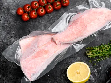 Filetes de salmón ultracongelado. Filetes de salmón ultracongelado.