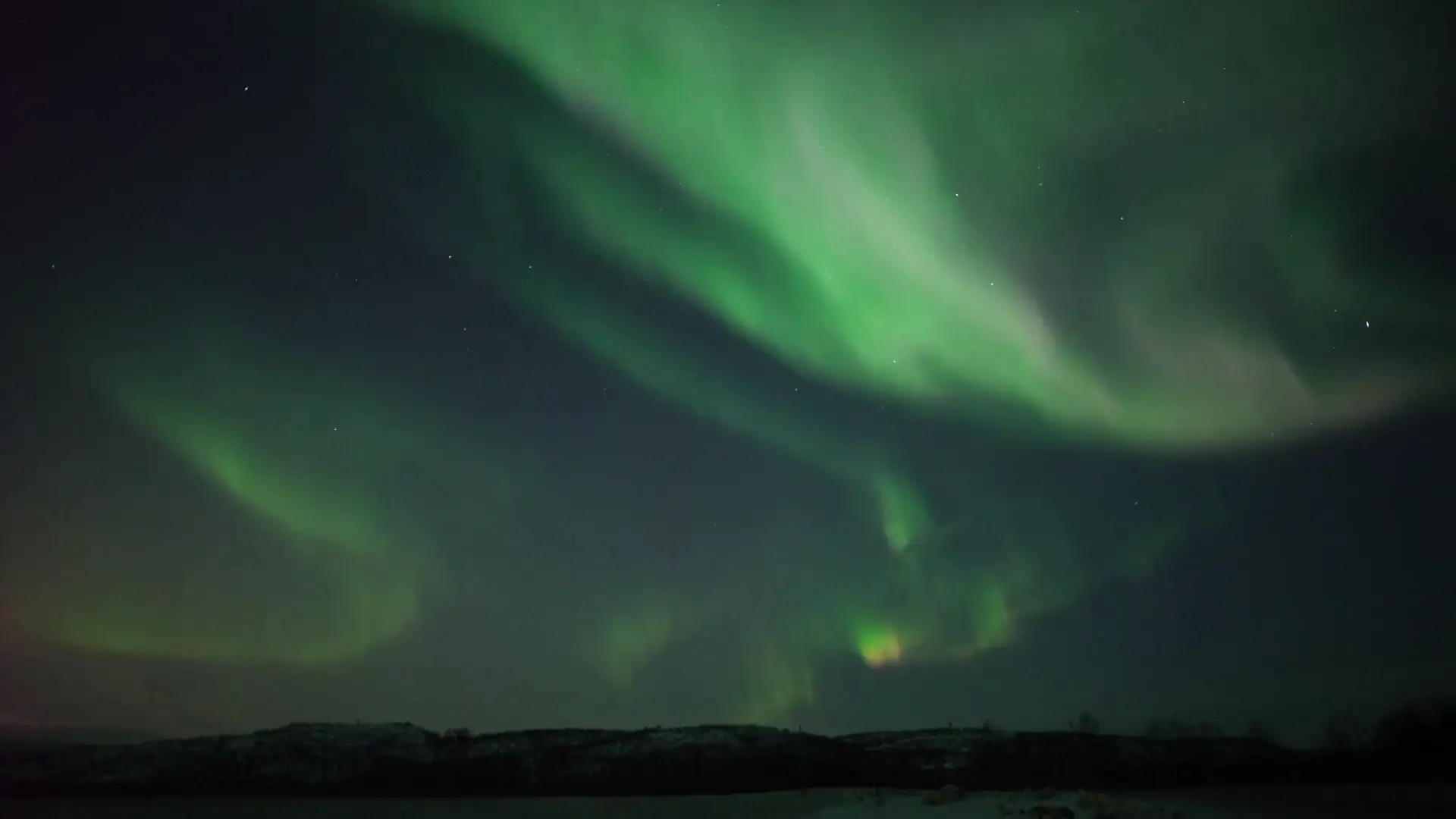 Imagen de una aurora boreal