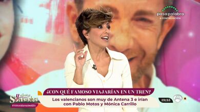 Fabiola Martínez confiesa que viajaría en tren con Brad Pitt... ¿Qué dirá Sonsoles Ónega?