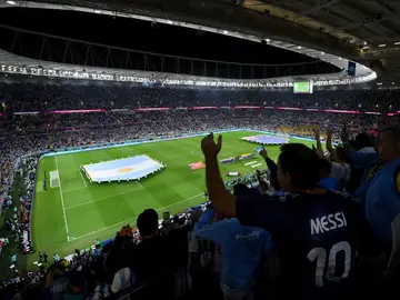Imagen del partido entre Argentina y Australia Imagen del partido entre Argentina y Australia