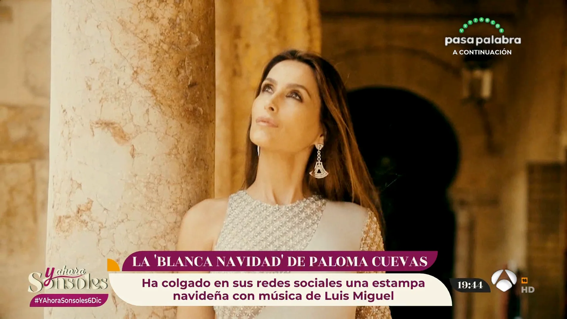 Paloma Cuevas prepara la Navidad al son de Luis Miguel… ¿Estará confirmando los rumores?