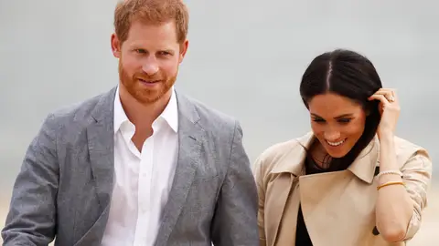 Meghan Markle junto a su marido Meghan Markle junto a su marido