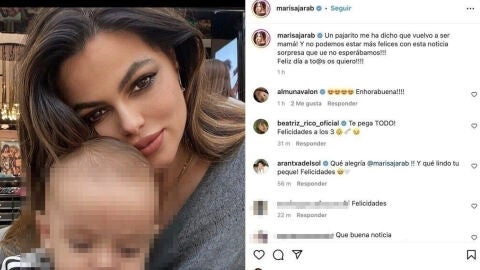 Marisa Jara anuncia que espera su segundo hijo