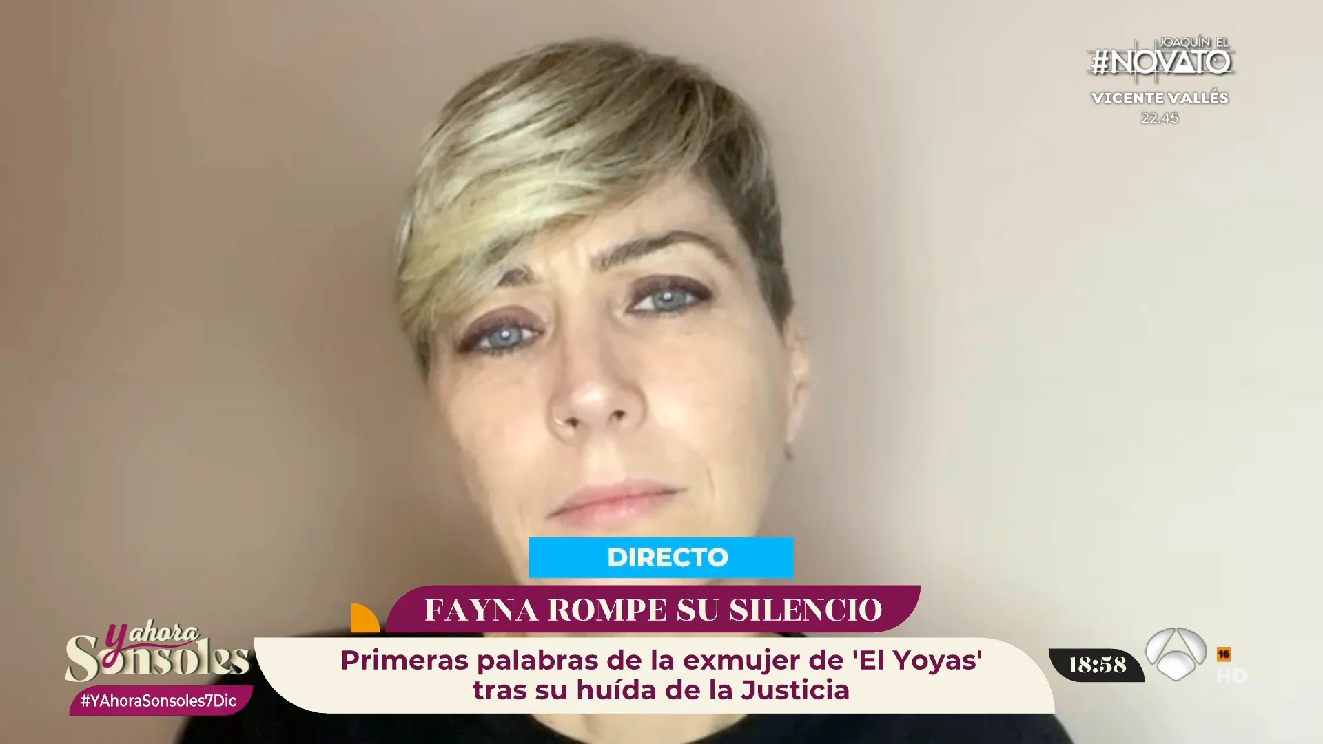 Fayna Bethencourt, exmujer de &lsquo;El Yoyas&rsquo;, rompe su silencio: "No tengo miedo, pero estoy inquieta"