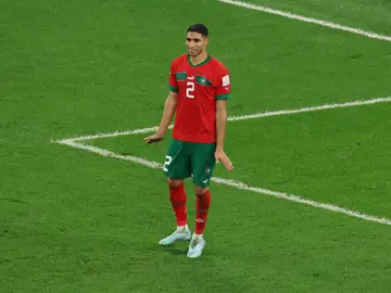 Achraf Hakimi celebra su gol a lo Panenka Achraf Hakimi celebra su gol a lo Panenka