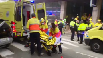Heridos por el accidente entre 2 trenes Heridos por el accidente entre 2 trenes