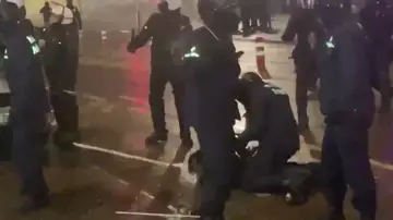 La Policía belga actúa contra algunos aficionados marroquíes