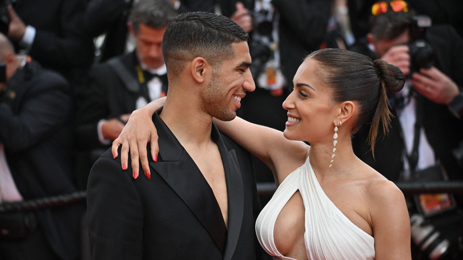 El mensaje de Hiba Abouk a Achraf Hakimi tras la victoria de Marruecos frente a España: 