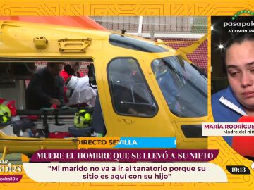 María, la madre del bebé desaparecido en Huelva: "Si sale de esta, lo hará con secuelas"