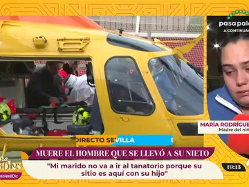 María, la madre del bebé desaparecido en Huelva: &quot;Si sale de esta, lo hará con secuelas&quot;