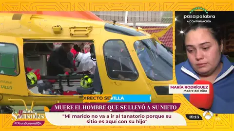 María, la madre del bebé desaparecido en Huelva: "Si sale de esta, lo hará con secuelas" María, la madre del bebé desaparecido en Huelva: "Si sale de esta, lo hará con secuelas"