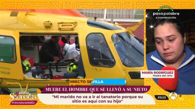María, la madre del bebé que desapareció con su abuelo en Huelva: 