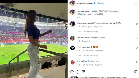 Instagram Antonela Rocuzzo Instagram Antonela Rocuzzo