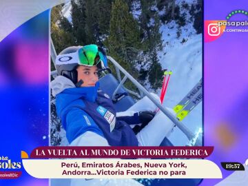 Victoria Federica continúa su viaje por el mundo: ¡Ahora está esquiando en Andorra!