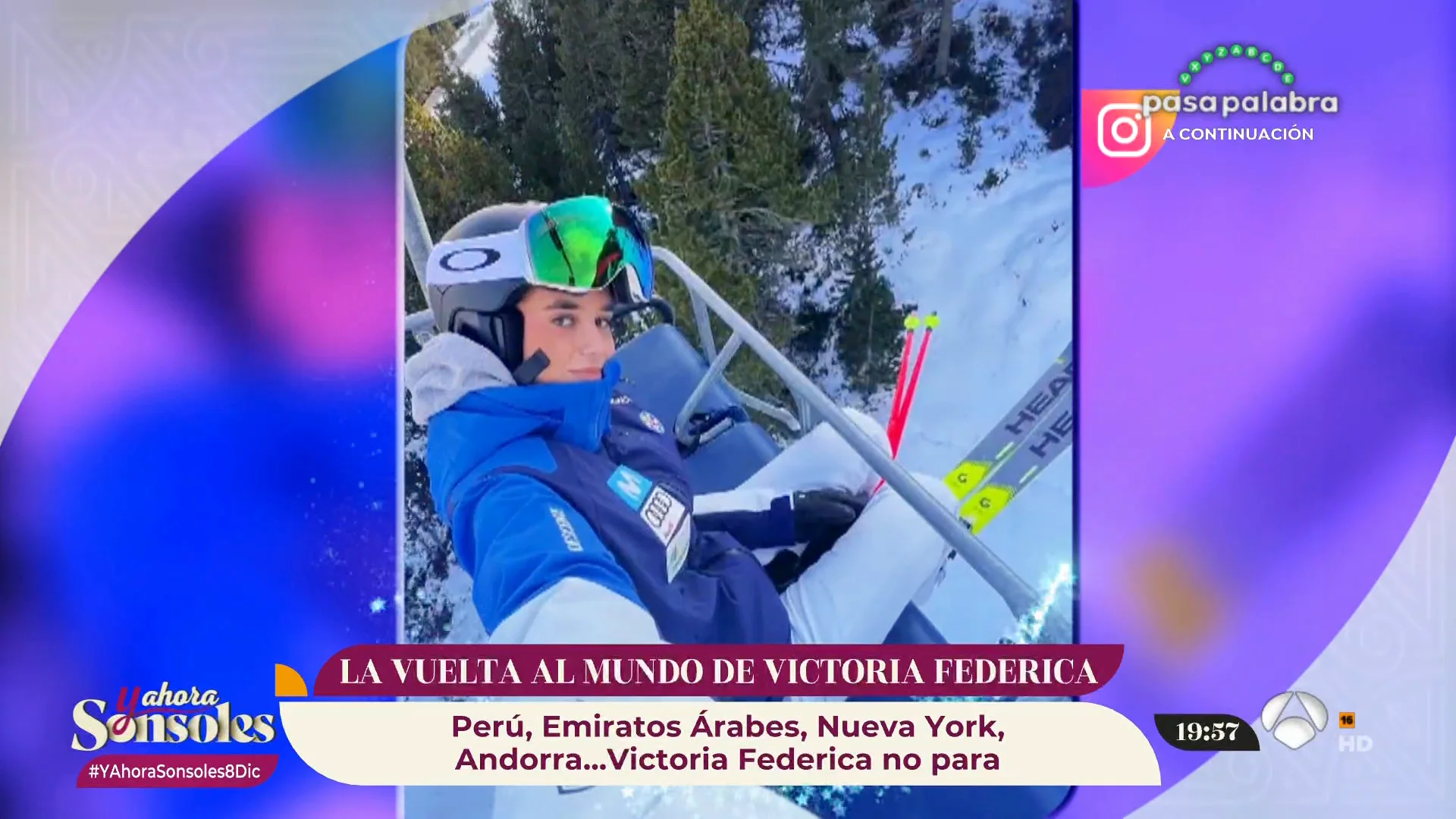 Victoria Federica continúa su viaje por el mundo: ¡Ahora está esquiando en Andorra! Victoria Federica continúa su viaje por el mundo: ¡Ahora está esquiando en Andorra!