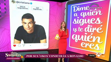 Tamara Gorro analiza las redes de Cristiano Ronaldo… ¡No ha dejado de seguir al Manchester!