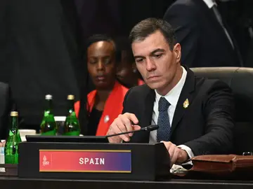 Pedro Sánchez durante la cumbre del G20 en Bali, Indonesia. Pedro Sánchez durante la cumbre del G20 en Bali, Indonesia.