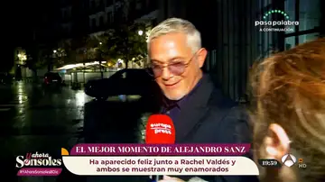 Alejandro Sanz, en su mejor momento: su gira está casi agotada y él, feliz con Rachel Valdés