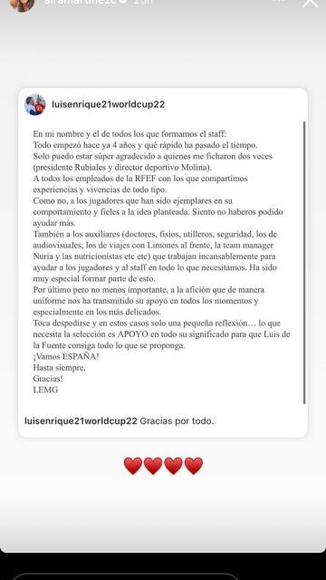 Apoyando a su padre