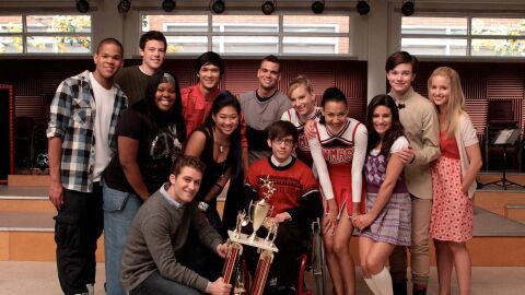Los protagonistas de 'Glee'
