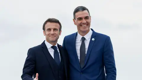 Emmanuel Macron y Pedro Sánchez Emmanuel Macron y Pedro Sánchez