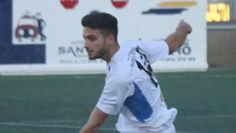 Luis Miguel López "Luismi", en un partido Luis Miguel López "Luismi", en un partido