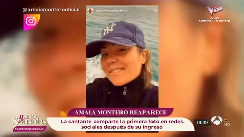 Amaia Montero se muestra sonriente en su reaparición en redes sociales Amaia Montero se muestra sonriente en su reaparición en redes sociales