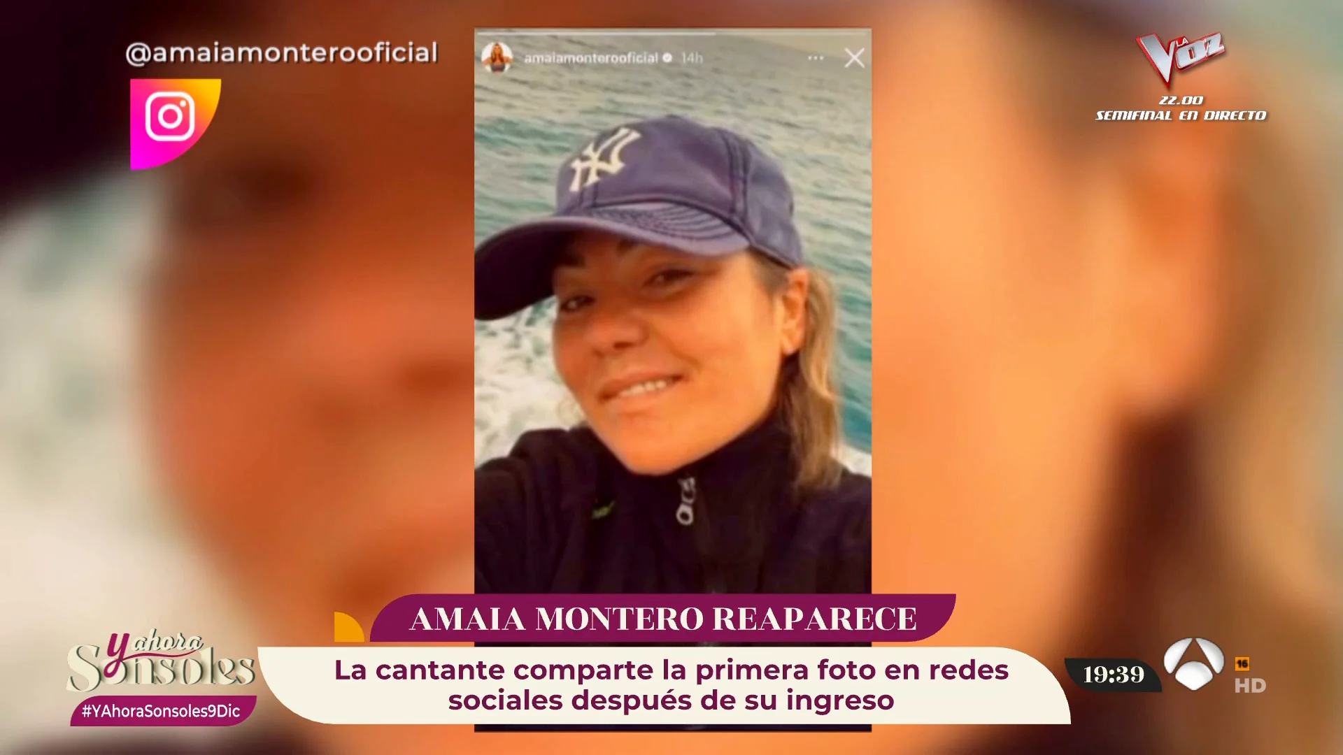 Amaia Montero se muestra sonriente en su reaparición en redes sociales Amaia Montero se muestra sonriente en su reaparición en redes sociales