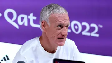 Didier Deschamps, en la rueda de prensa previa al duelo ante Inglaterra Didier Deschamps, en la rueda de prensa previa al duelo ante Inglaterra