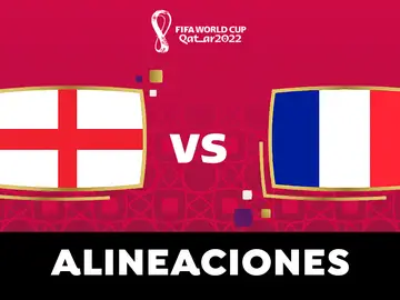 Alineaciones de Inglaterra y Francia hoy en el partido de cuartos de final del Mundial de Qatar Alineaciones de Inglaterra y Francia hoy en el partido de cuartos de final del Mundial de Qatar