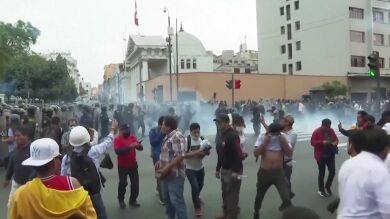 Disturbios y altercados en Perú tras el fallido autogolpe de estado de Pedro Castillo