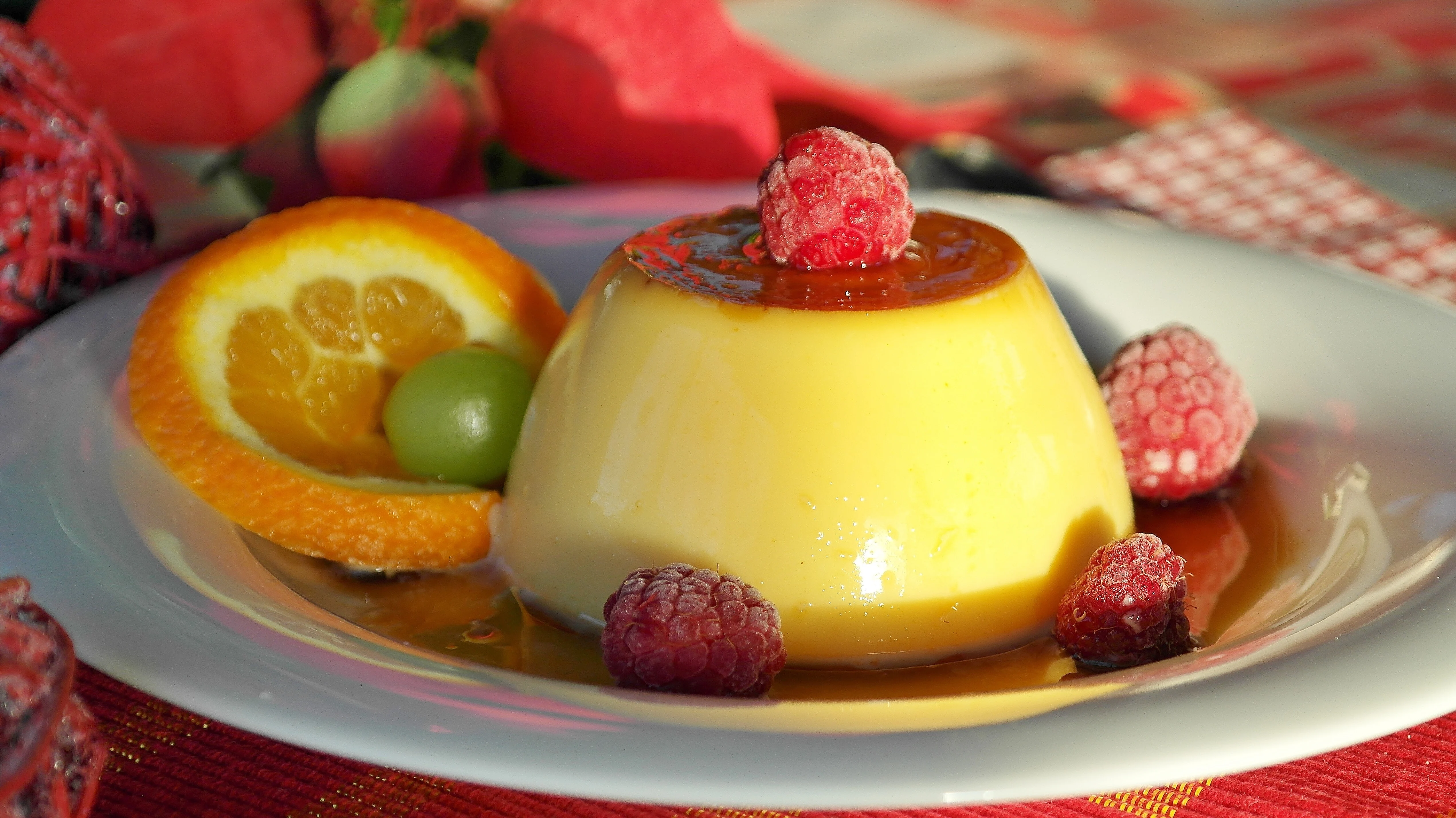 Flan de turrón Flan de turrón